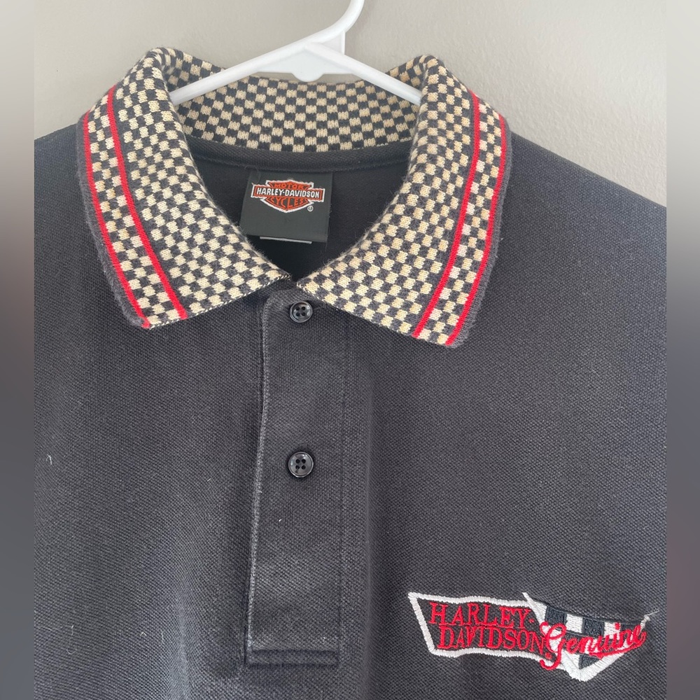 Harley Davidson Checkered Polo